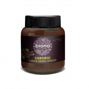 Biona - Crema BIO CAROBIO, cu alune si roscove, 350 gr